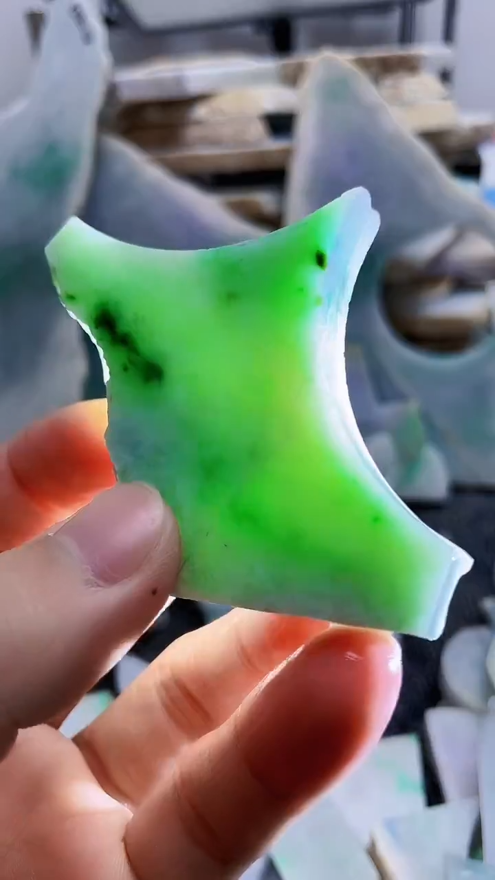 裸石翡翠天然货翡翠板料