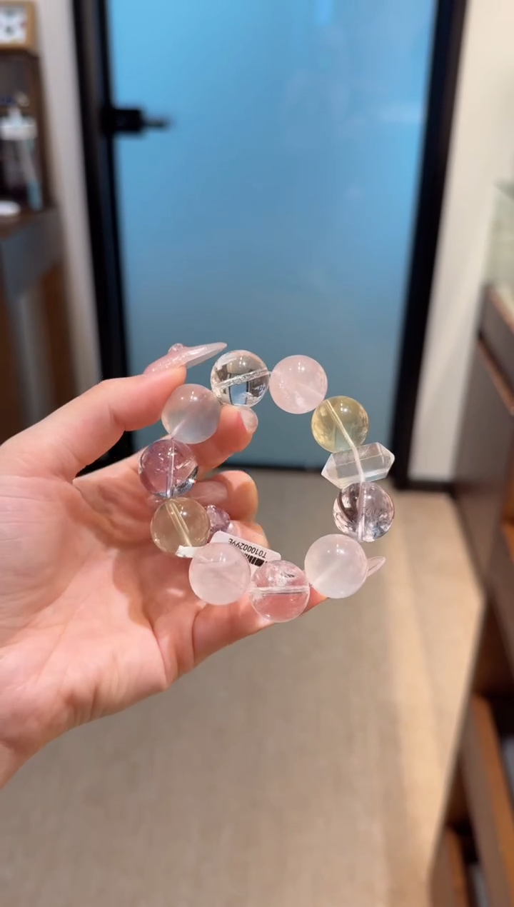 水晶手串未镶嵌知*）拍4单发一串 拍1单发单珠 多样性发货