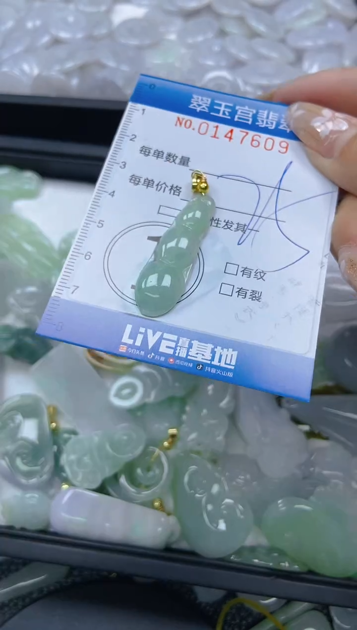 翡翠未镶嵌颈饰闪购0147609