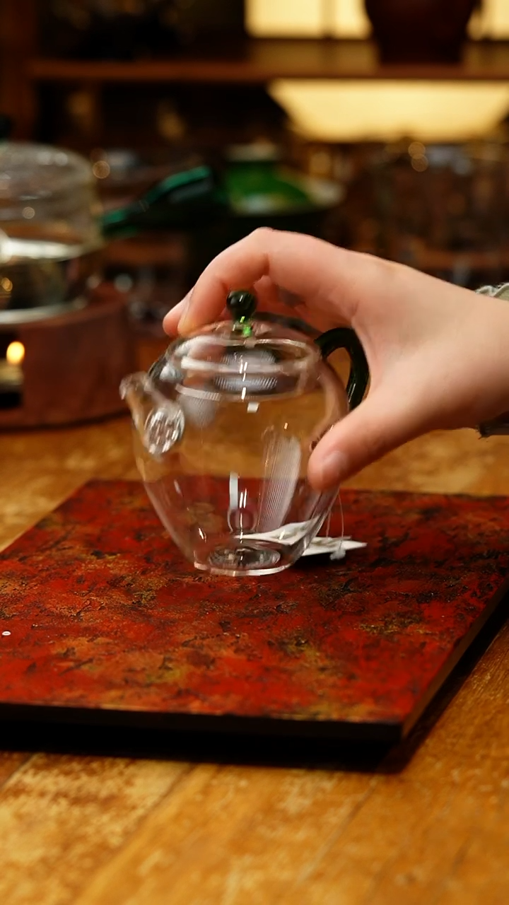 【闪购商品】禾器/晶彩文巧壶/湖绿色