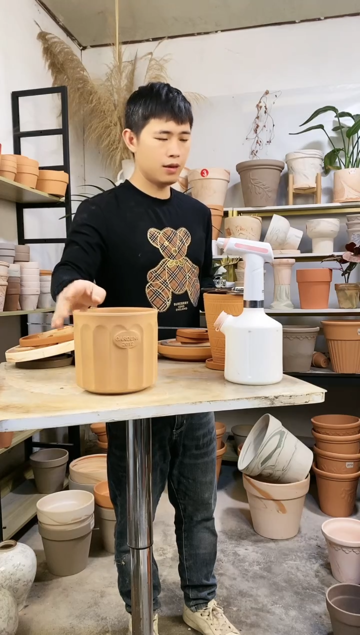 【闪购商品】红陶16*16红陶直筒罗马柱 1盆无托