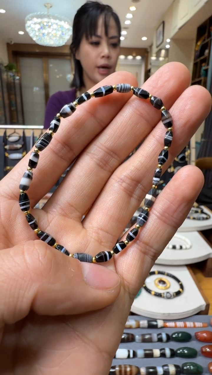 【闪购商品】玛瑙/玉髓珠宝半成品未镶嵌玛瑙珠手串