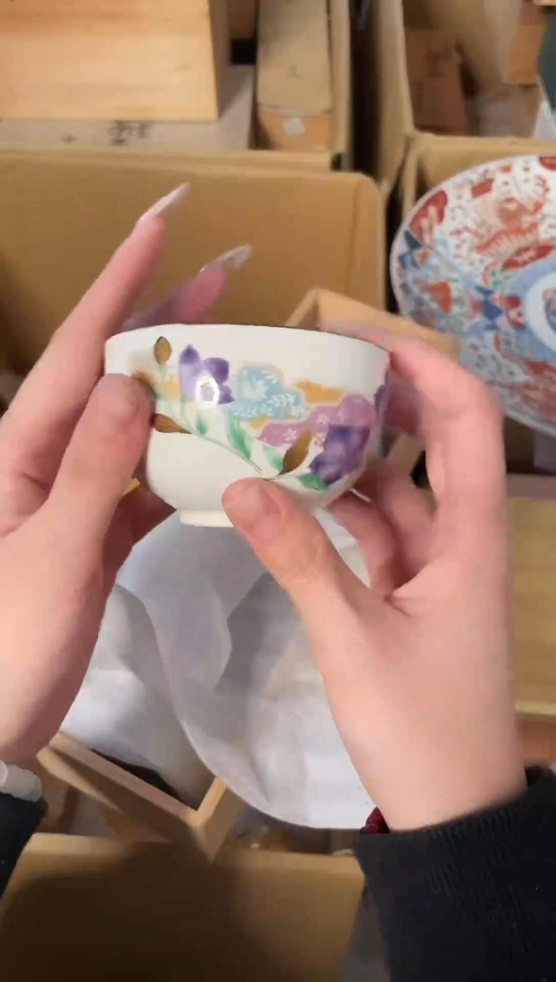【闪购商品】瓷片15山清水秀瓷器默认微瑕四只