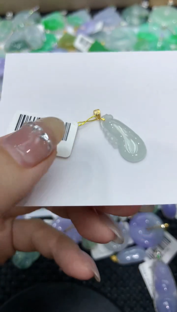 【闪购商品】翡翠颈饰18K金镶嵌 222222222