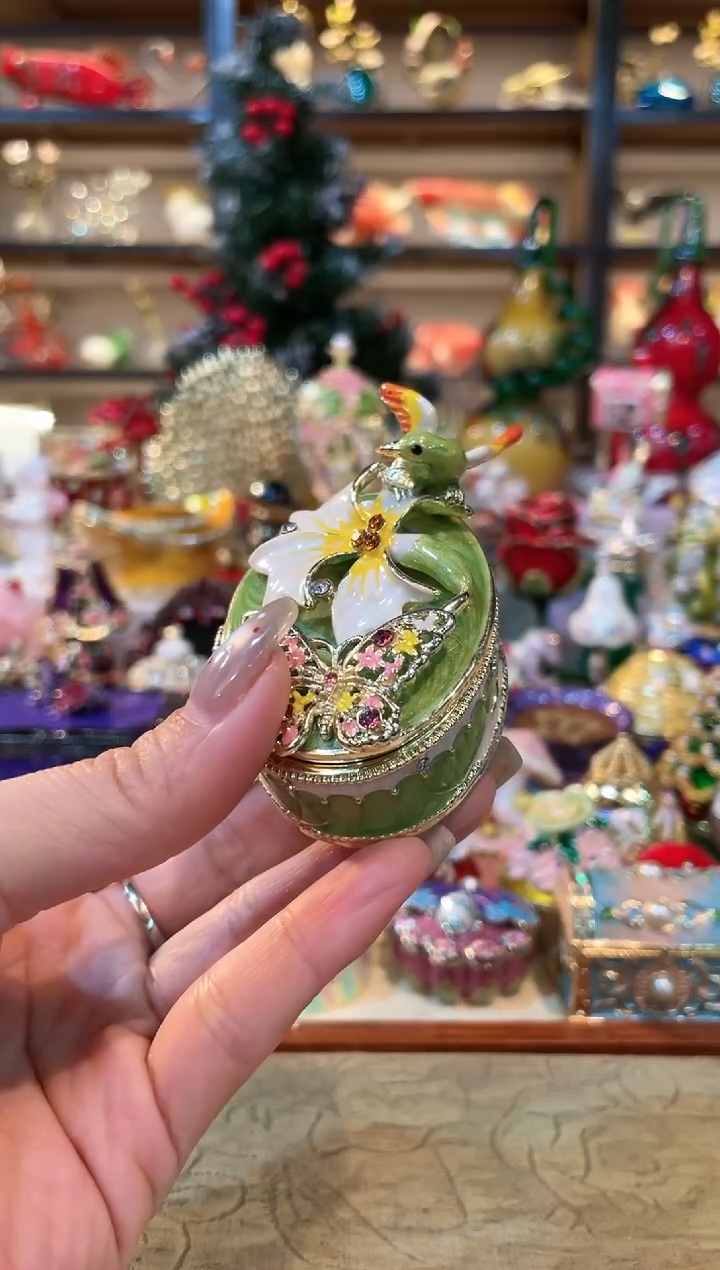 【闪购商品】 珐琅彩精致首饰盒