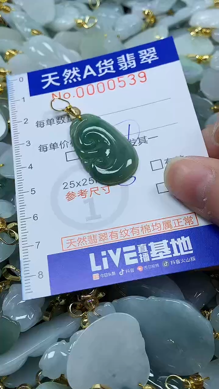颈饰未镶嵌翡翠纯天然a货翡翠