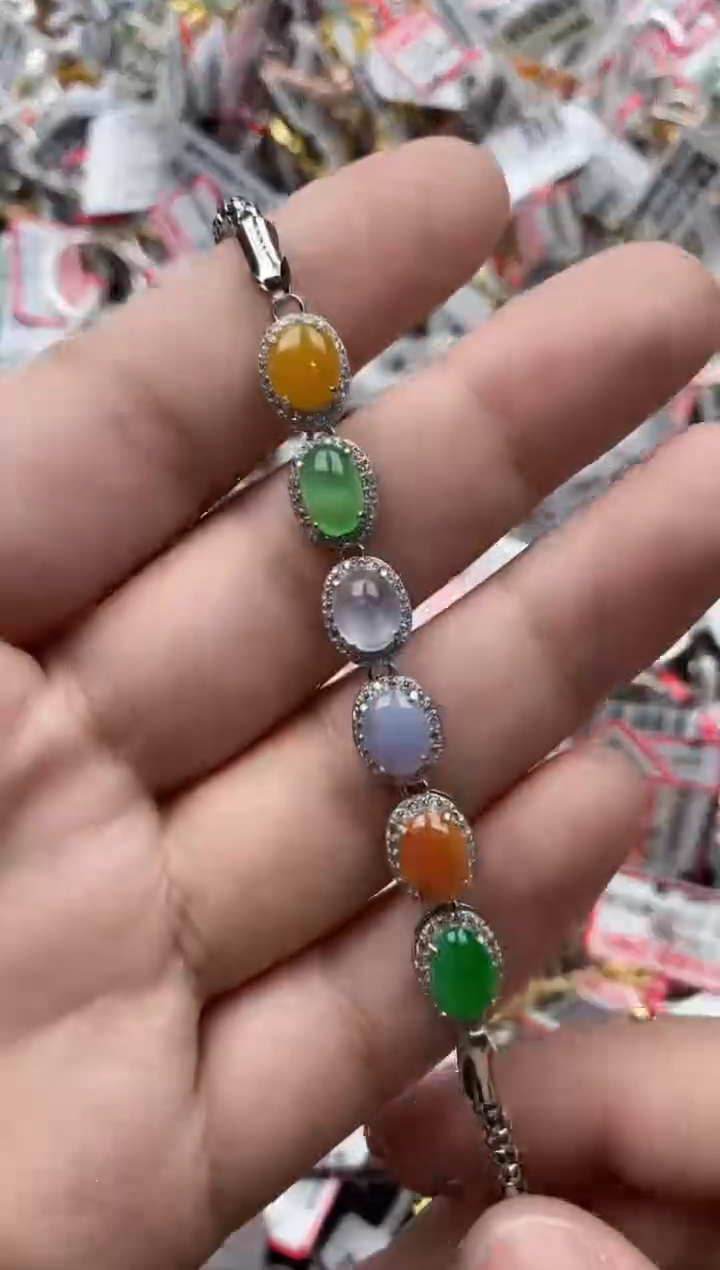 【闪购商品】翡翠戒指银S925镶嵌44444---3