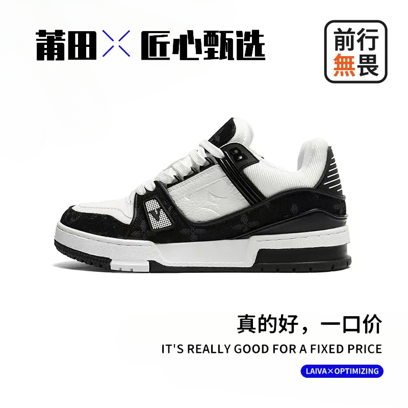 【工厂直供】莆田专供轻奢时尚板鞋百搭防滑耐磨！复古经典!
