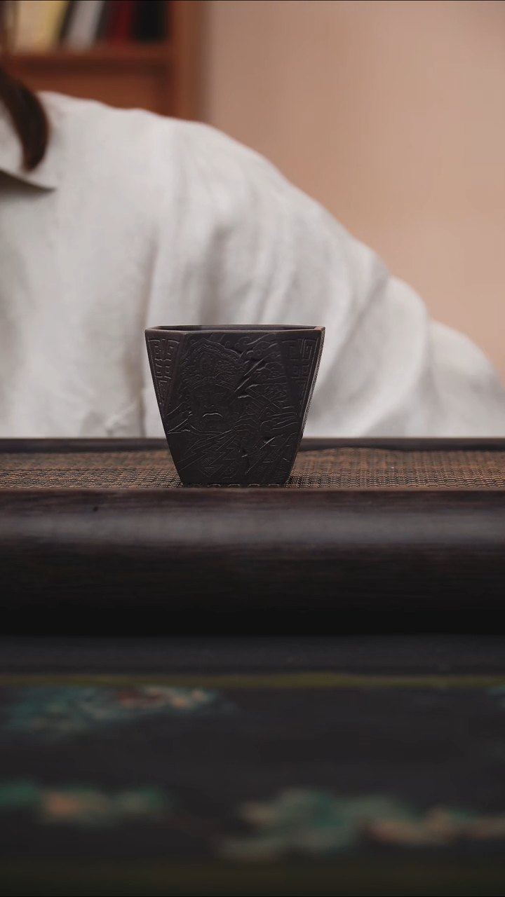 茶壶紫砂微瑕 四大天王 天青泥主人杯