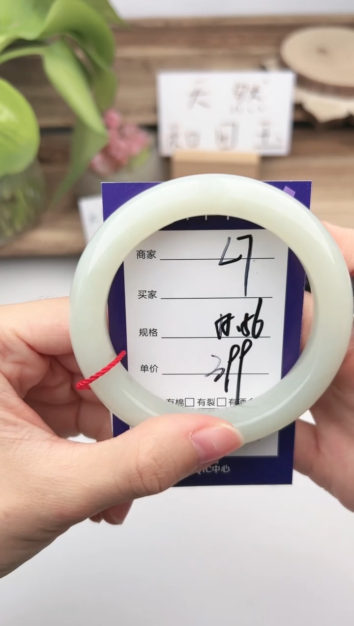 未镶嵌手镯和田玉微色差L7