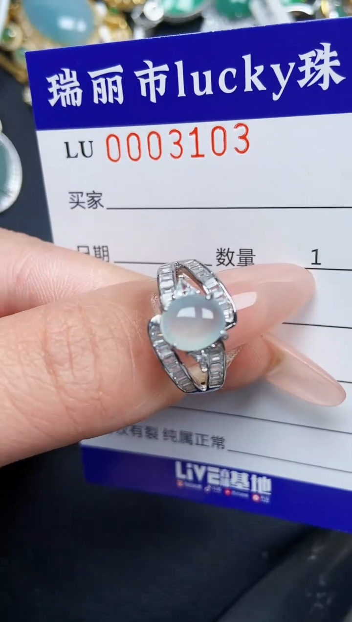 【闪购商品】翡翠颈饰银S925镶嵌3103
