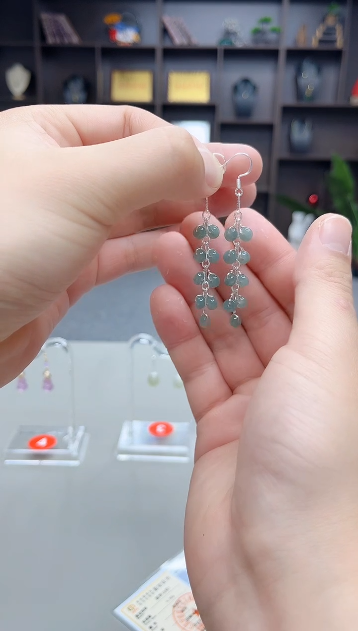 未镶嵌翡翠耳饰911000