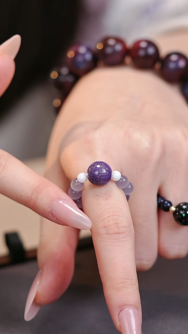 【闪购商品】髹新大漆珠福利戒指