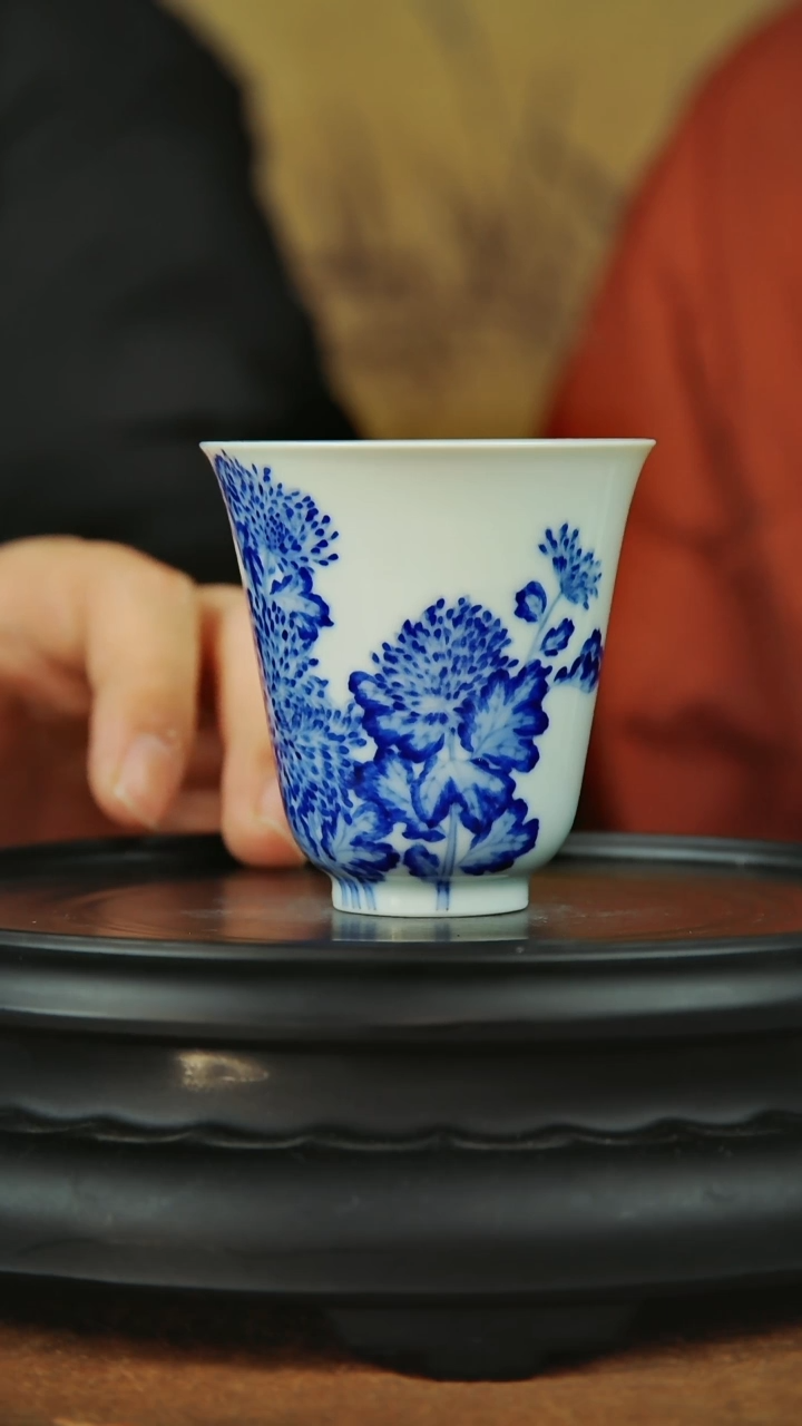 【闪购商品】杯子青堂造物青花花鸟