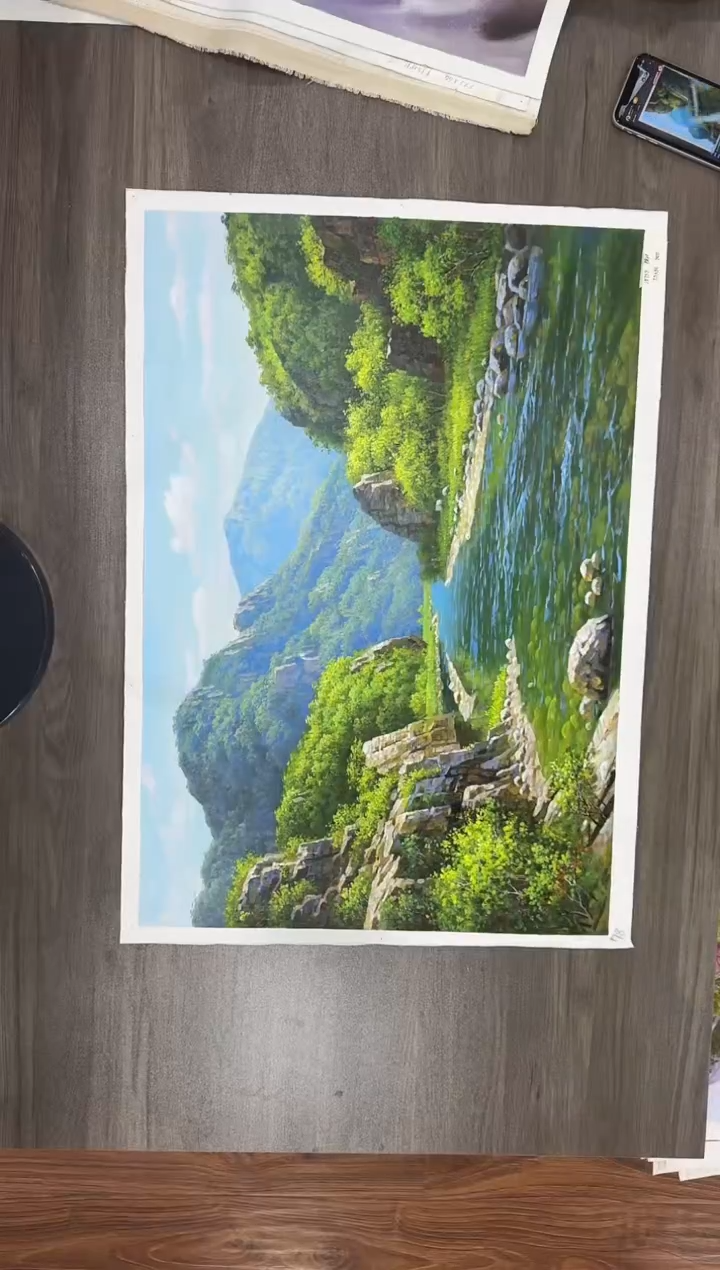 油画远***唤油画333