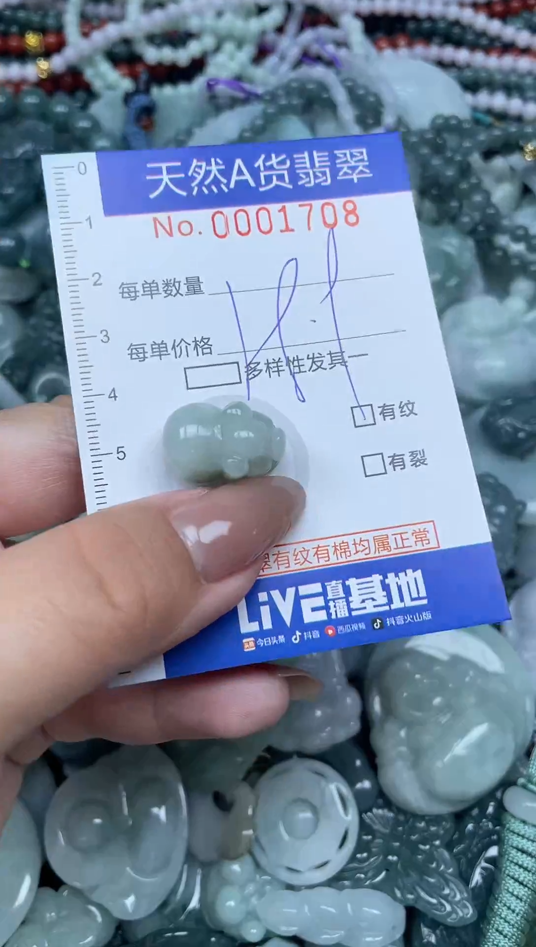 颈饰未镶嵌翡翠天然A货 支持复检