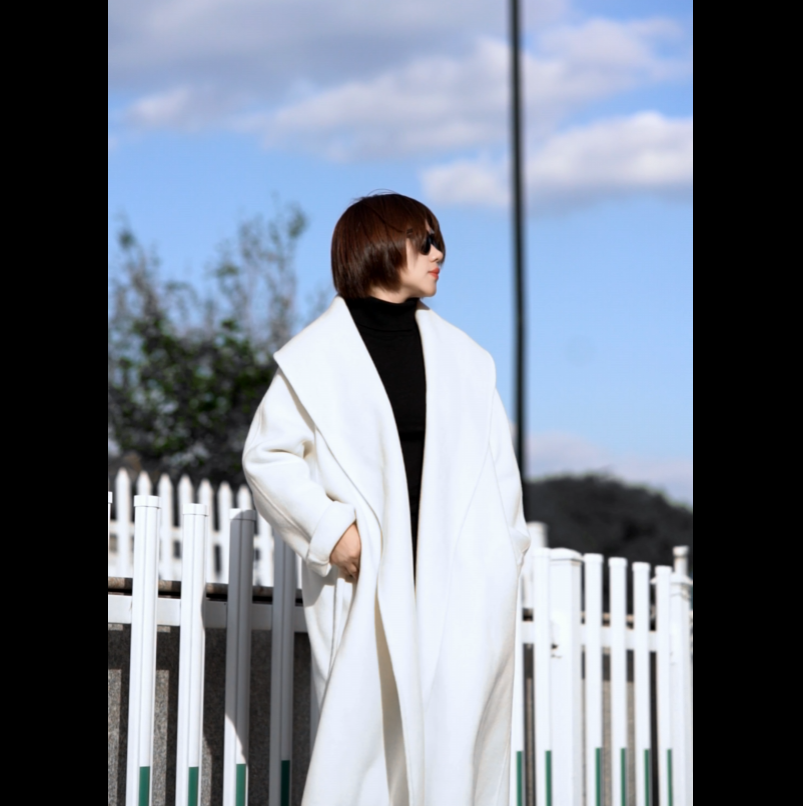 【AmyLi专属】时尚轻奢韩式羊毛大衣时尚风浴袍式长外套