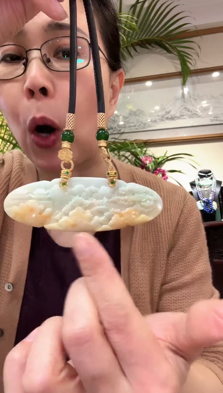 【闪购商品】翡翠颈饰未镶嵌国风