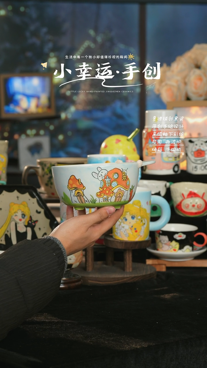 【闪购商品】景德镇纯手工手绘
