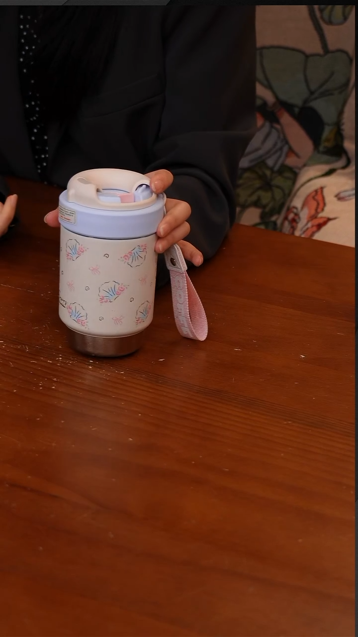 陶82-贝壳海洋纯钛保温杯500ml【CF5981】