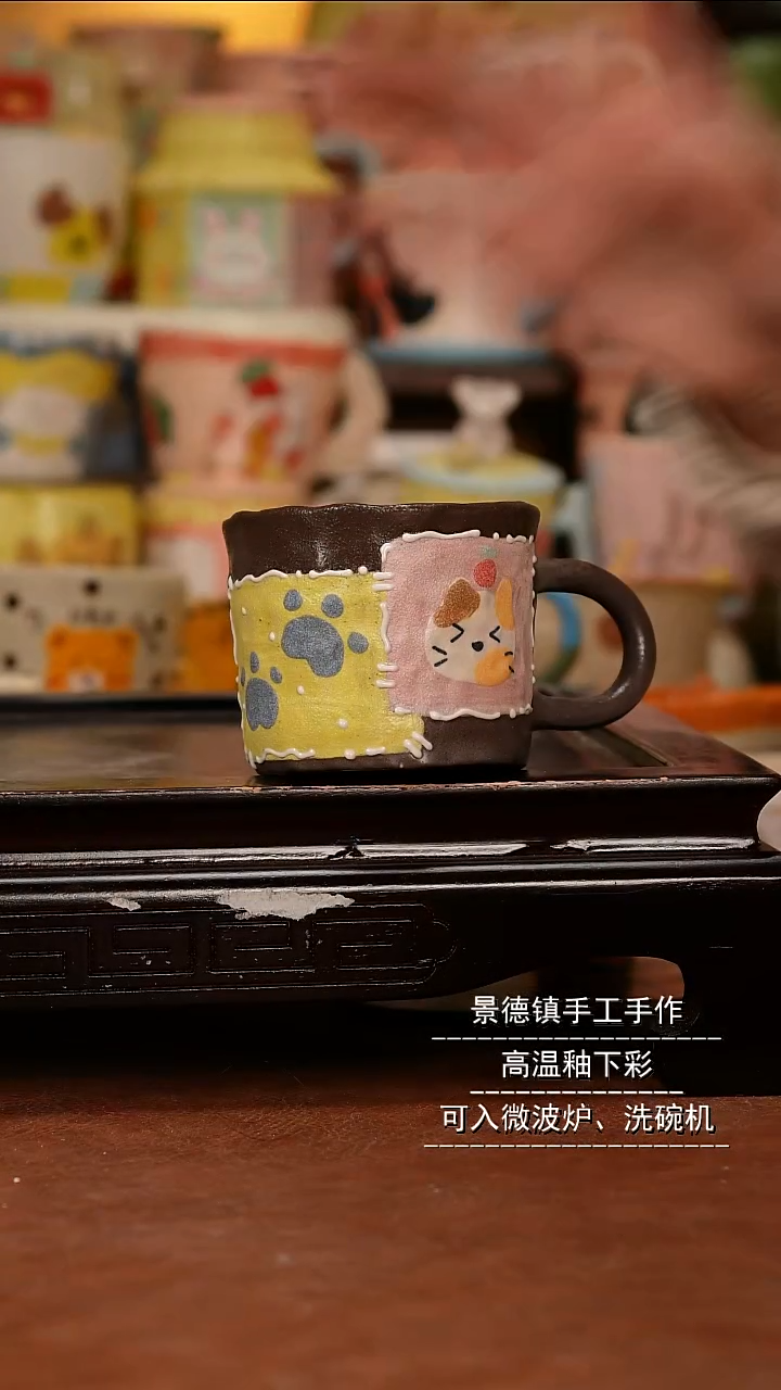 摆件陶景德镇一休瓷屋手作