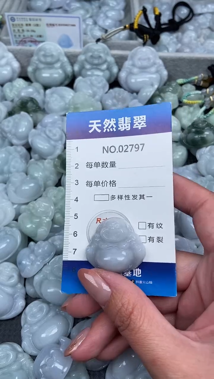 颈饰未镶嵌翡翠纯天然A货缅翡2797