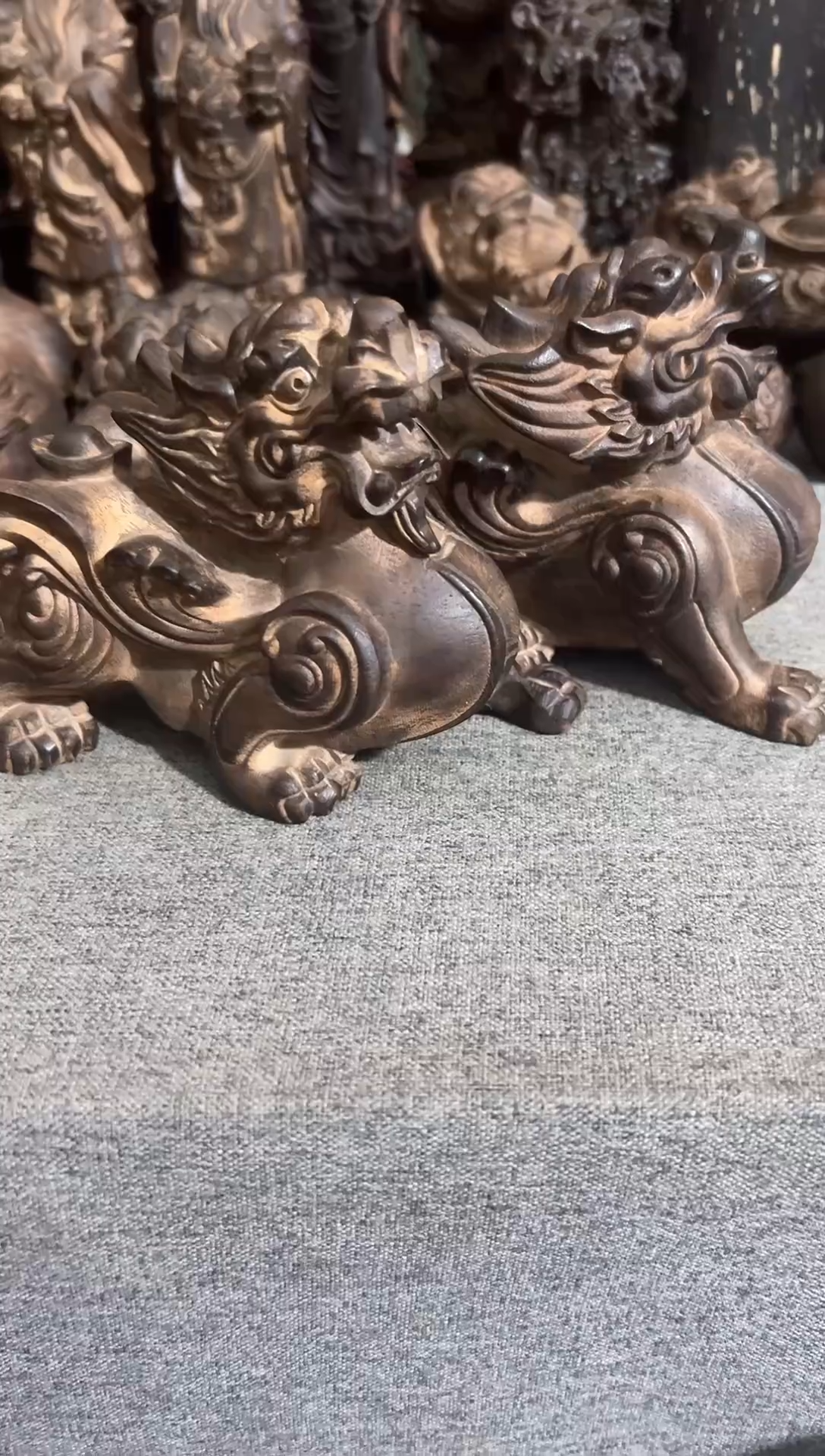 【闪购商品】香榧木木雕欢迎老师来我家，假一赔三