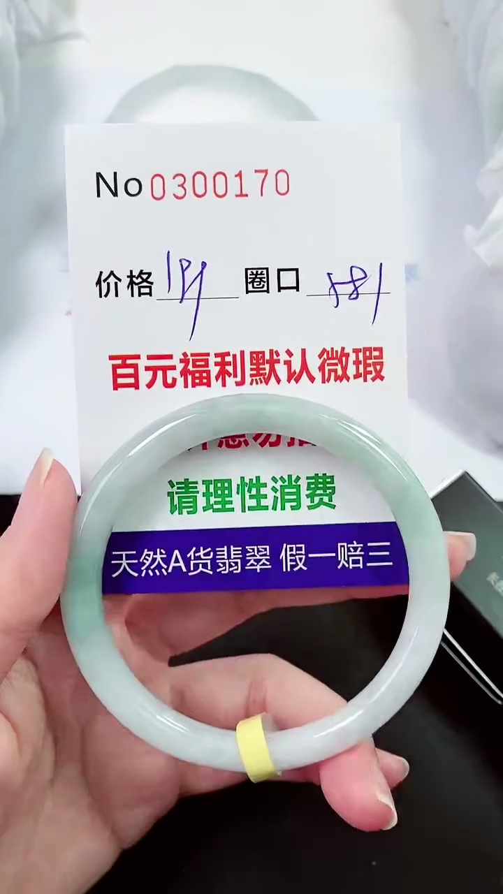 【闪购商品】翡翠手镯未镶嵌00300170