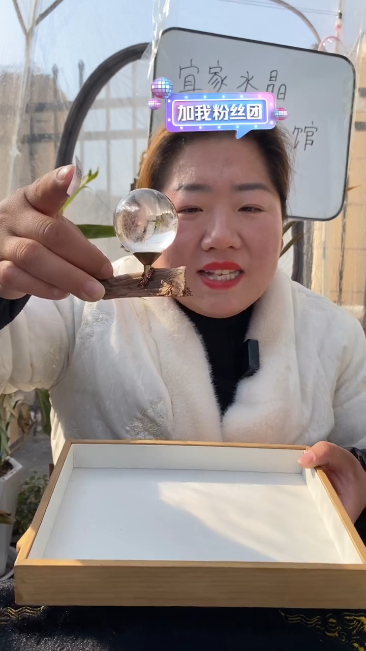 【闪购商品】水晶球未镶嵌白水晶球DD500
