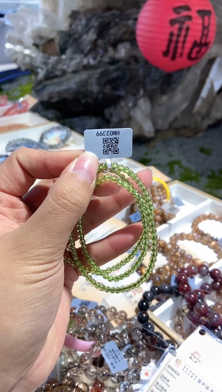 【闪购商品】橄榄石手串未镶嵌手串