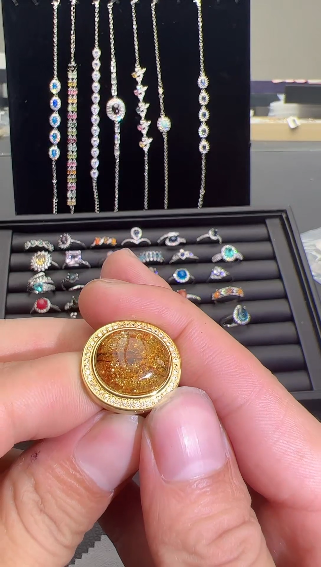 【闪购商品】琥珀戒指未镶嵌2222222222222222222