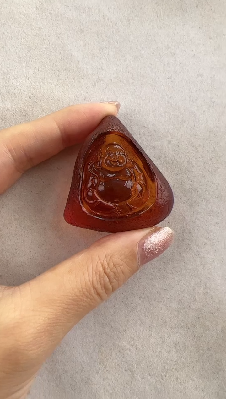 【闪购商品】定制琥珀未镶嵌10128027-吊坠