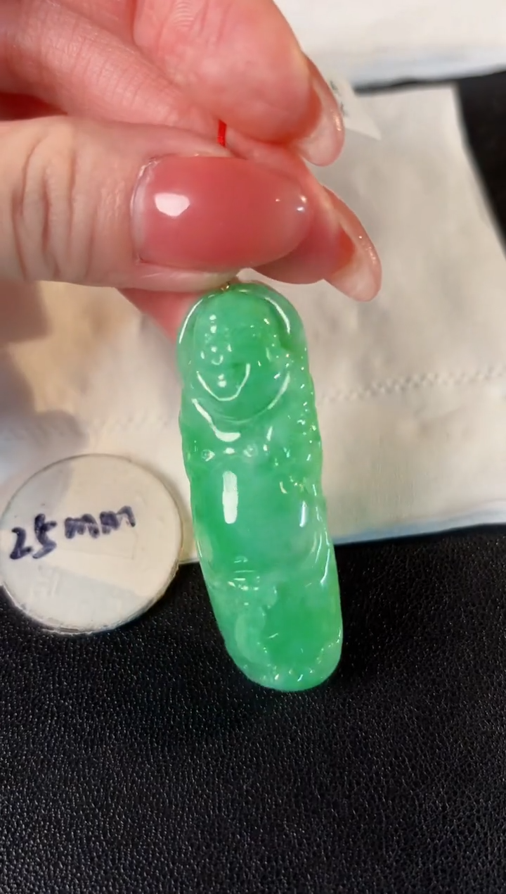 【闪购商品】翡翠颈饰18K金镶嵌 缅料A货/支持复检/一件