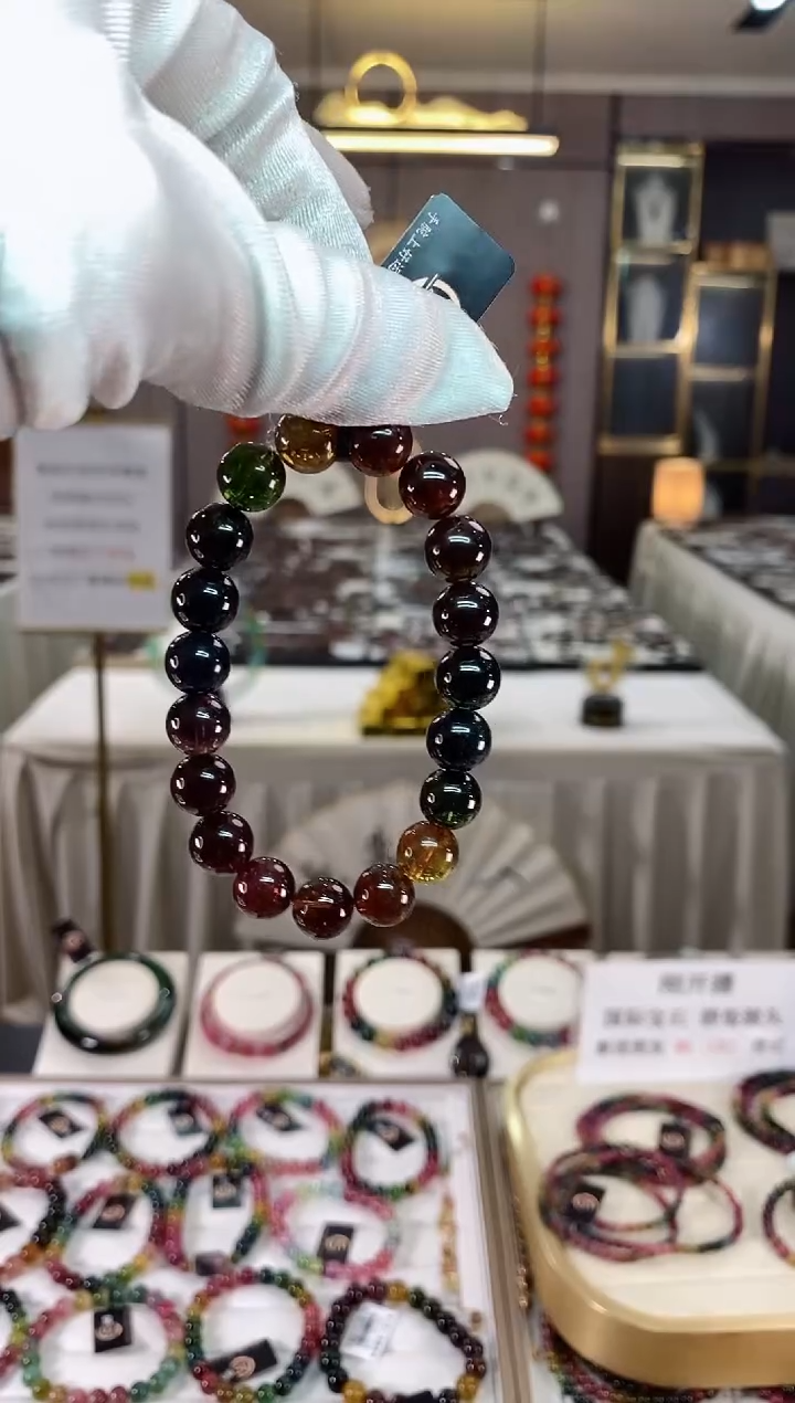 【闪购商品】碧玺单圈手串10mm+未镶嵌（多样性发一条）xion