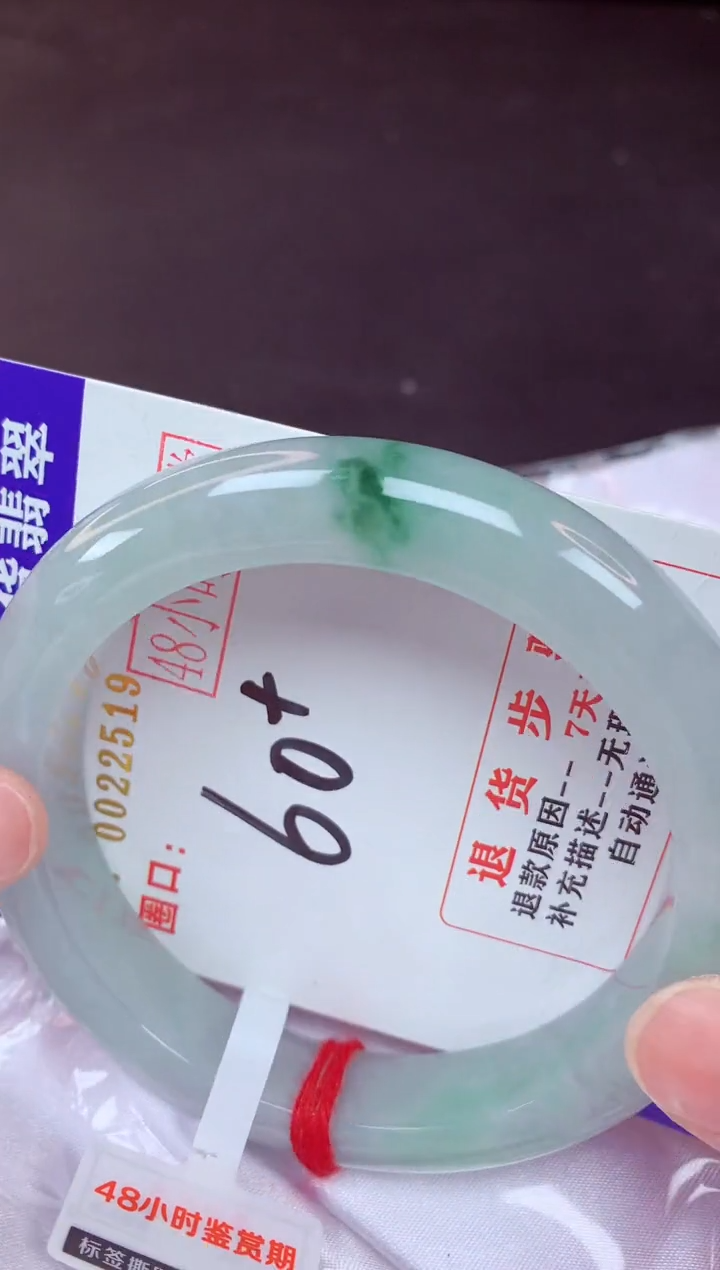 未镶嵌手镯翡翠60（48小时鉴赏期 ）