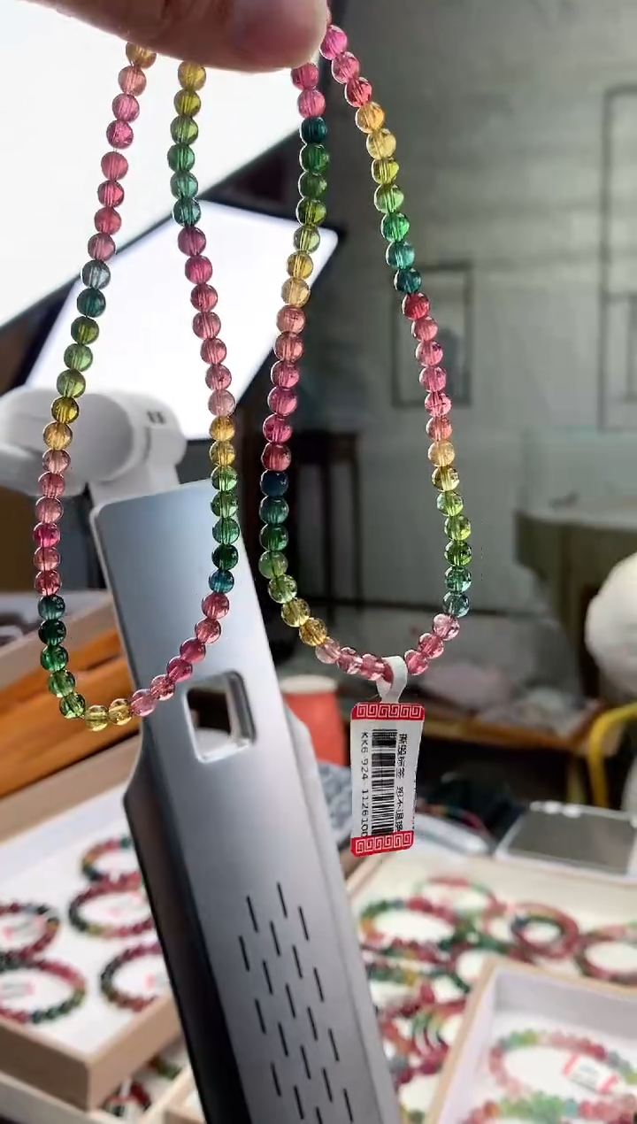 【闪购商品】碧玺手串未镶嵌多样性发一条