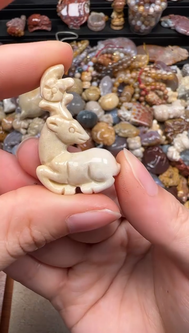 【闪购商品】硅化珊瑚（珊瑚玉）未镶嵌颈饰361