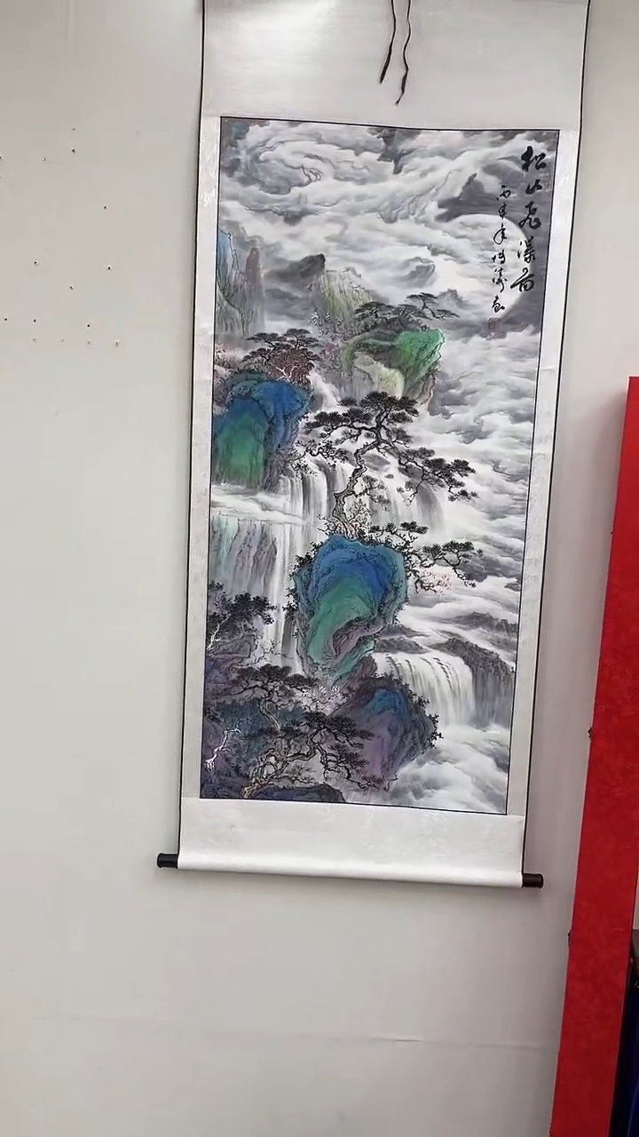 国画田博涛字画竖幅