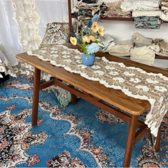 ZN041-158金丝绒【38*185】白色金丝绒镶钻桌旗桌布茶几布