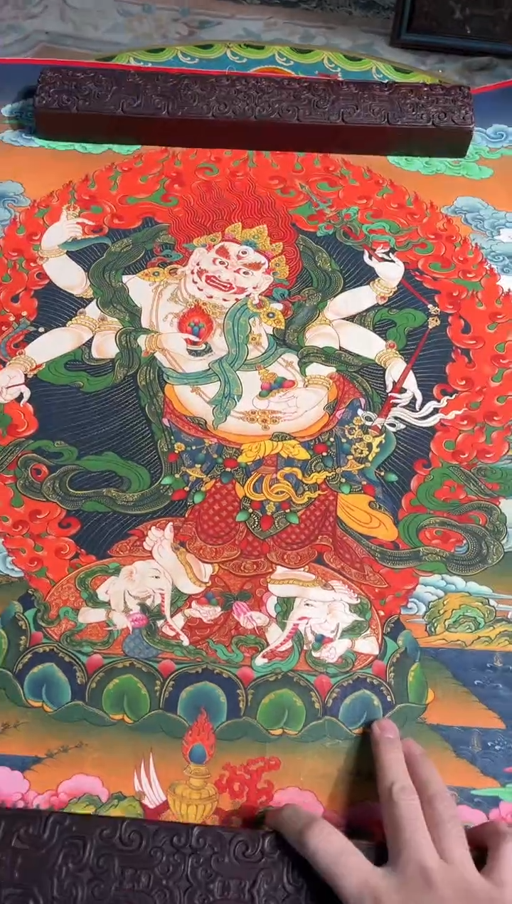 卷轴画路路的唐卡tk160