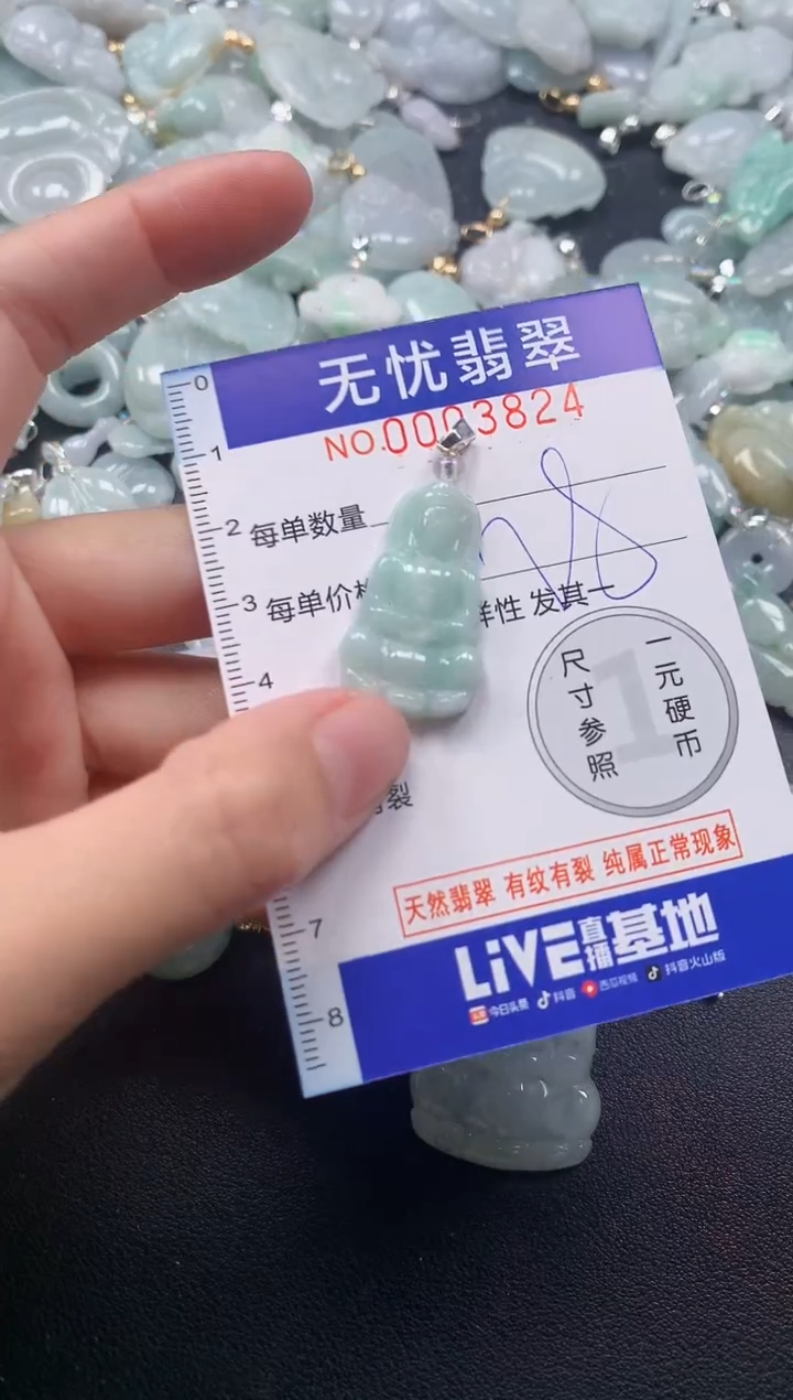 颈饰未镶嵌翡翠3824