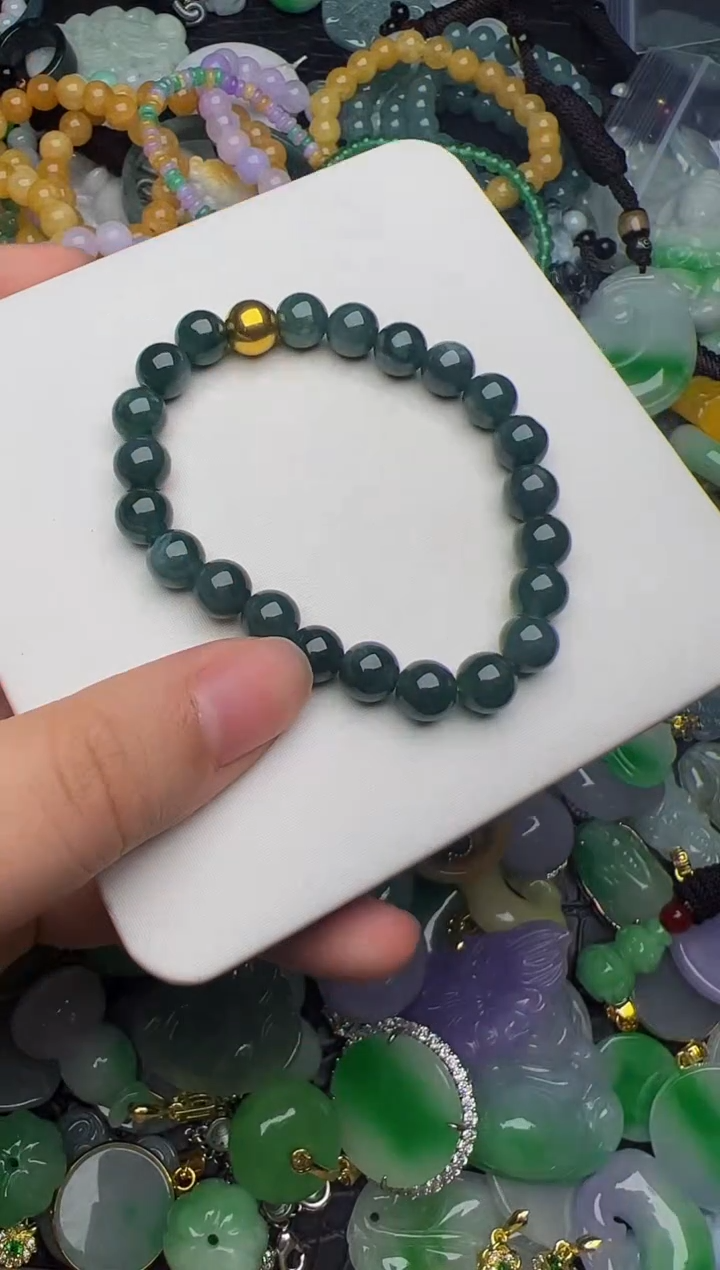 翡翠未镶嵌颈饰天然缅甸翡翠吊坠