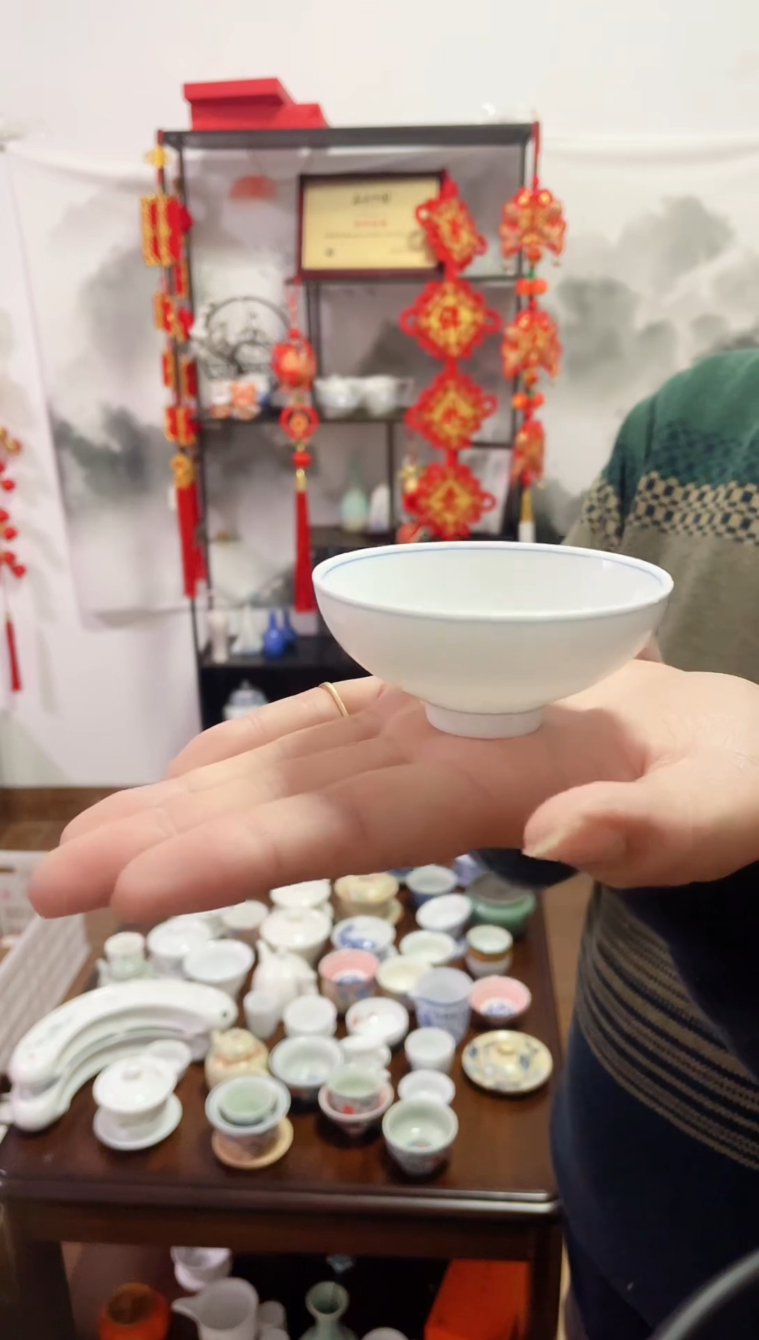 【闪购商品】【瓷心匠物】直播间福利专款蓝纹杯6个