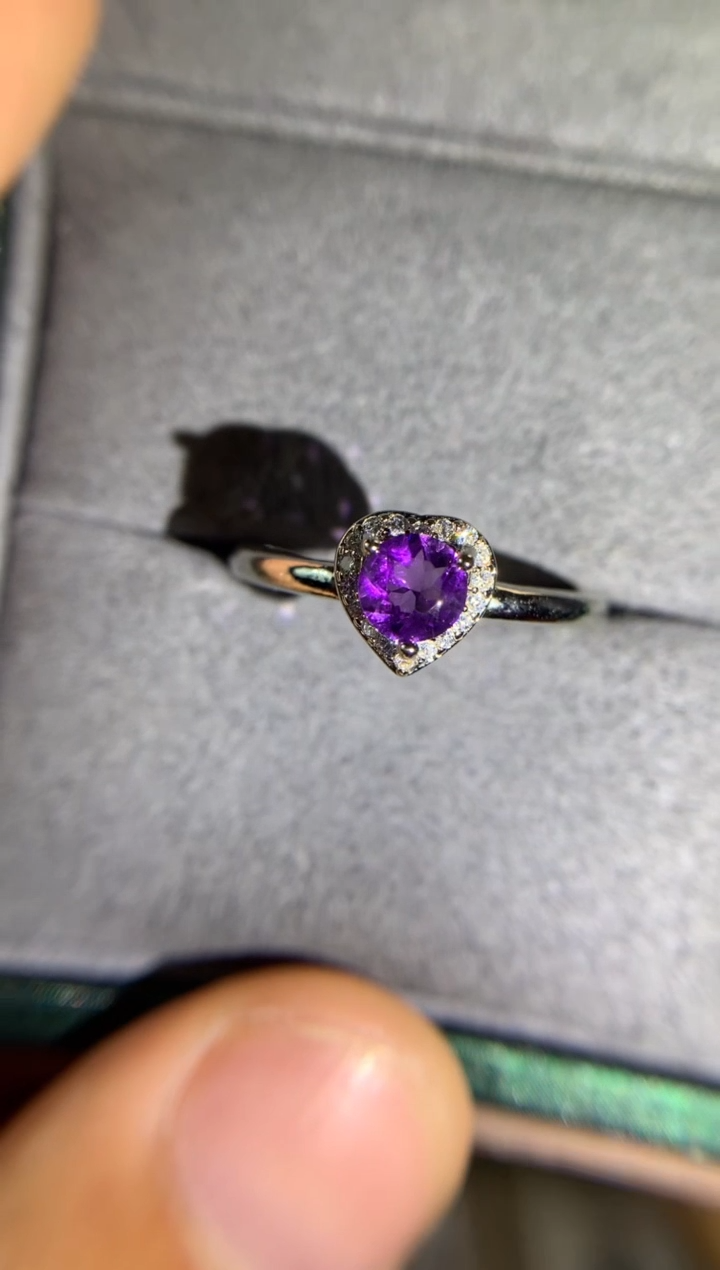 【闪购商品】水晶戒指合金天然