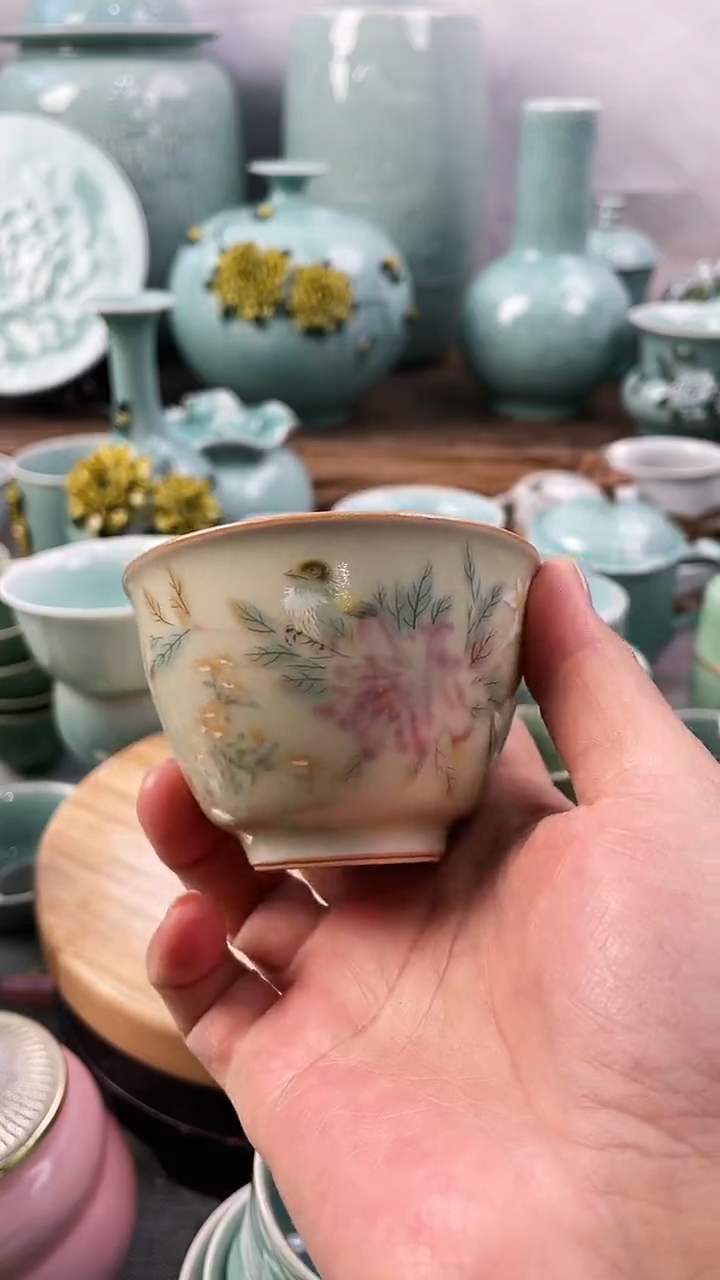 【闪购商品】特价 微瑕 慧仙青瓷