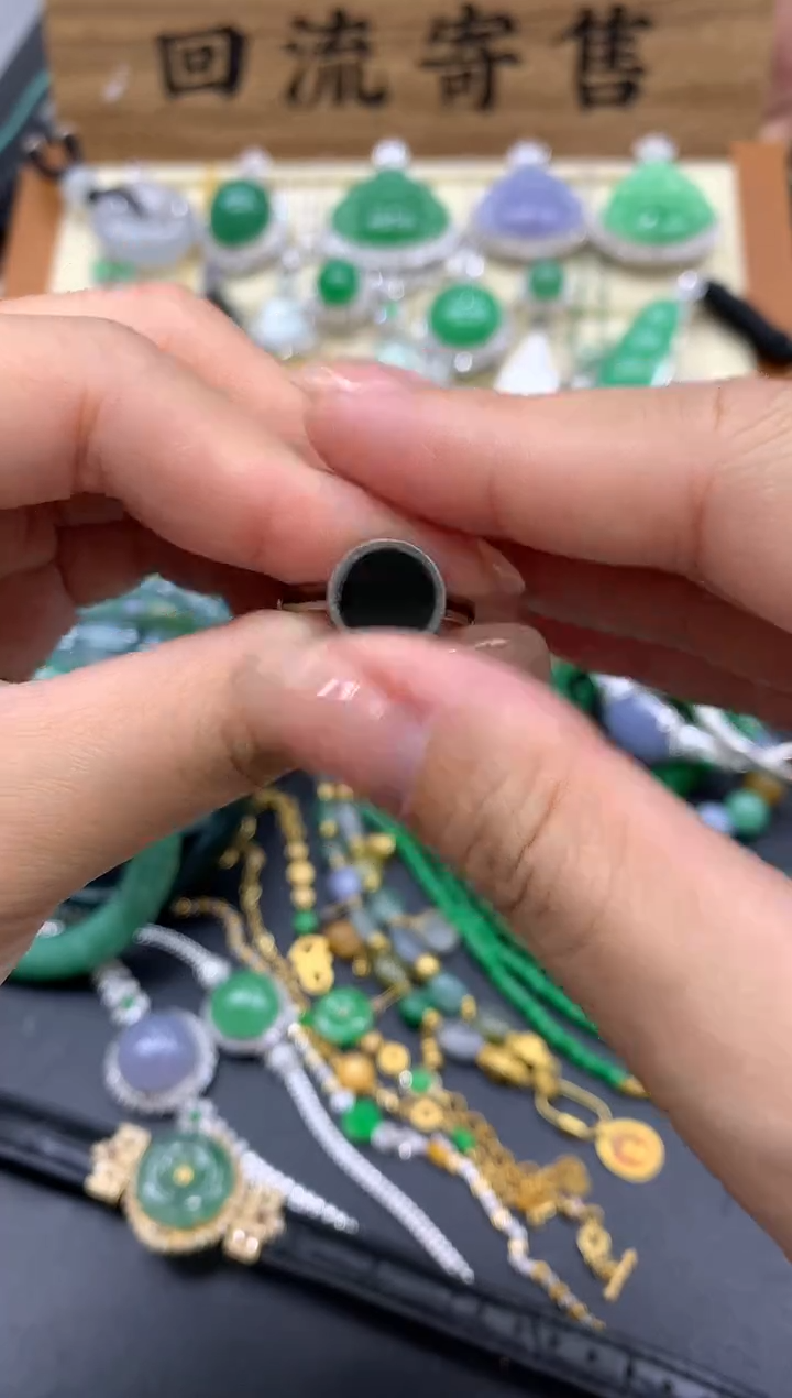 【闪购商品】翡翠戒指18K金镶嵌271-中国好珍宝