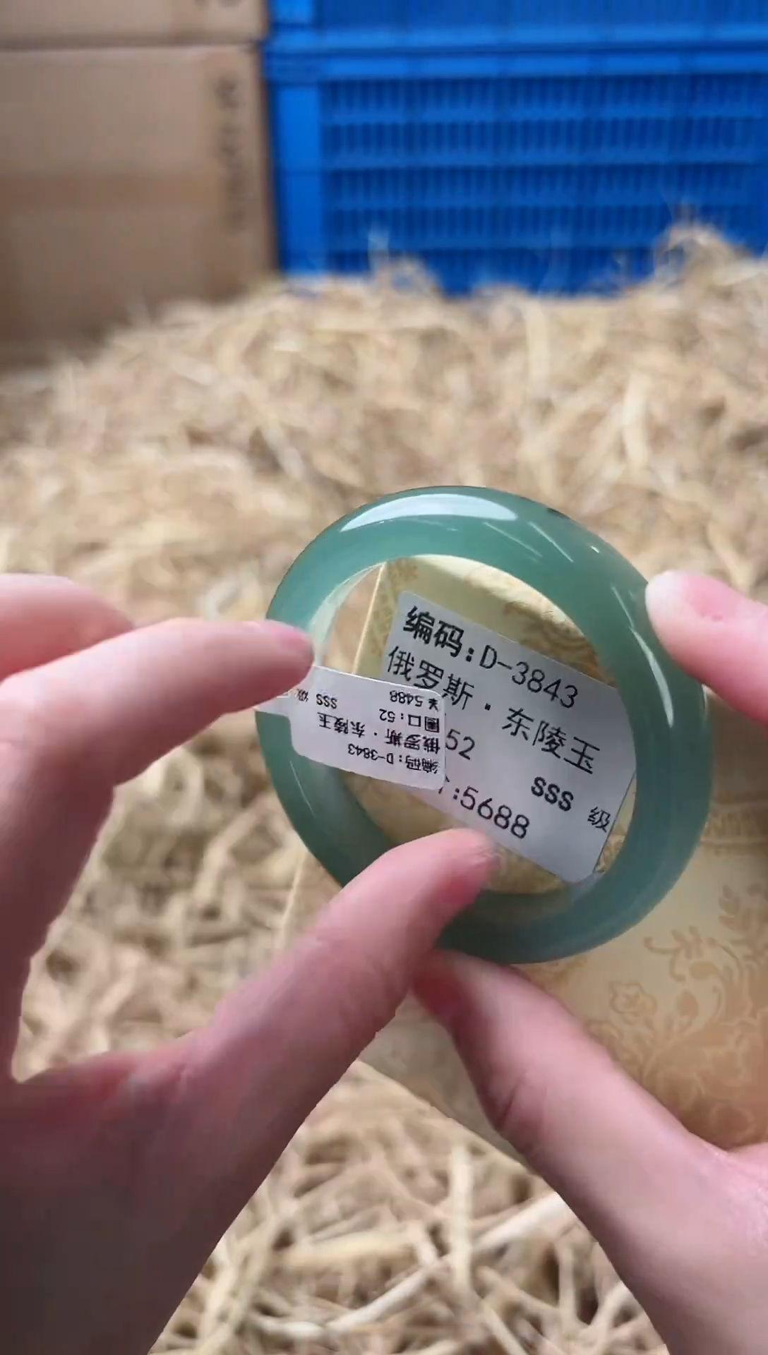 未镶嵌手镯和田玉D-3843
