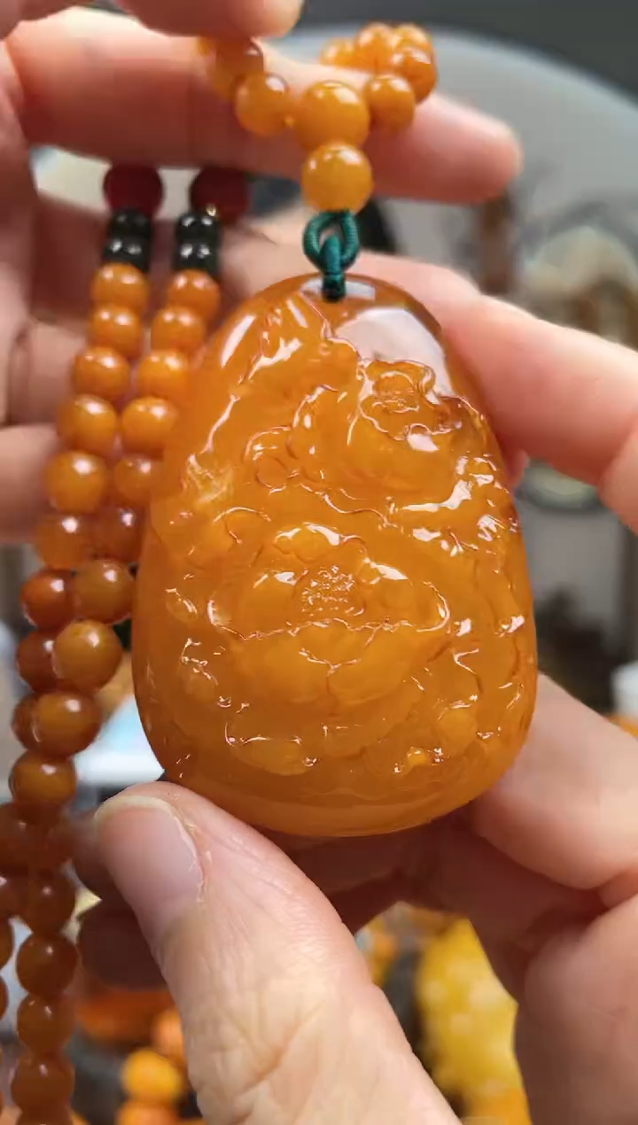 【闪购商品】琥珀裸石未镶嵌首饰 假1赔4 （多样性发货1件（微瑕