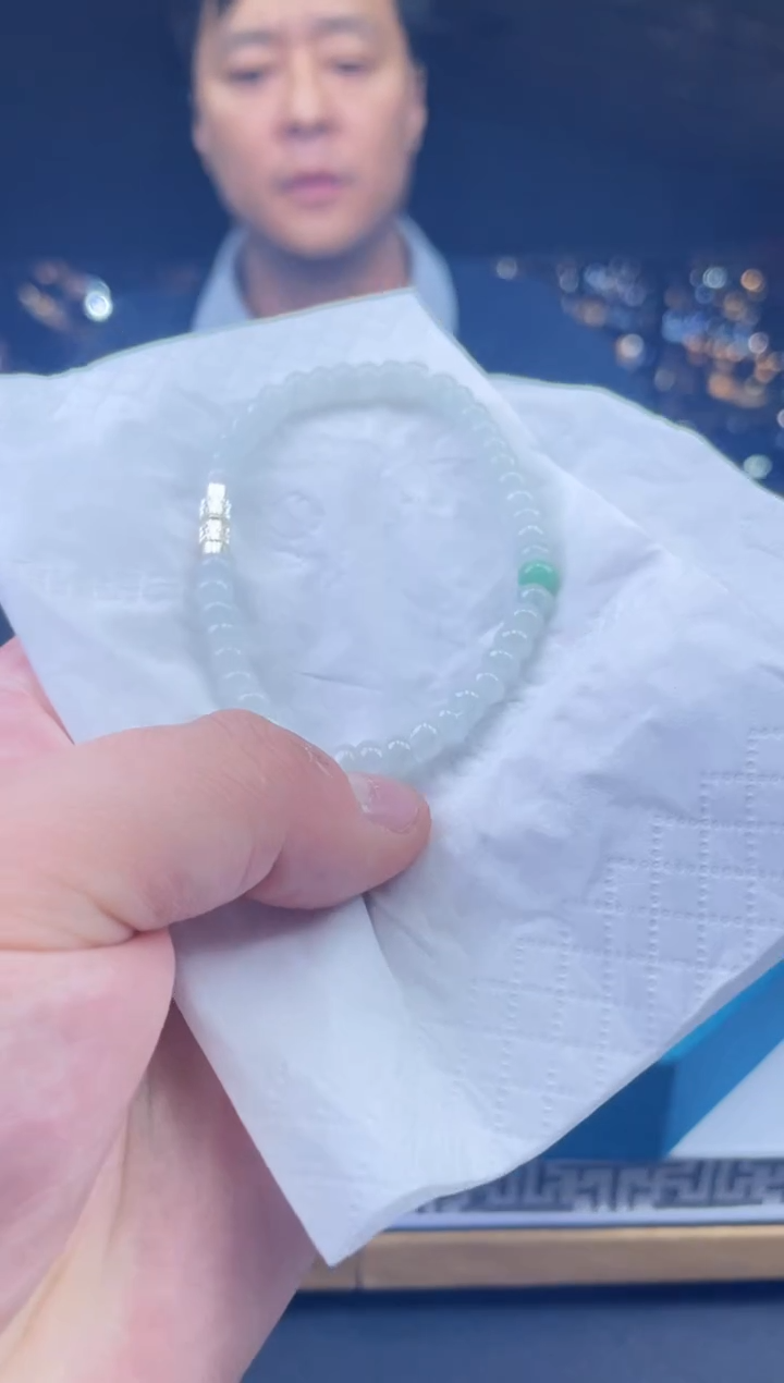 未镶嵌手串翡翠-101618