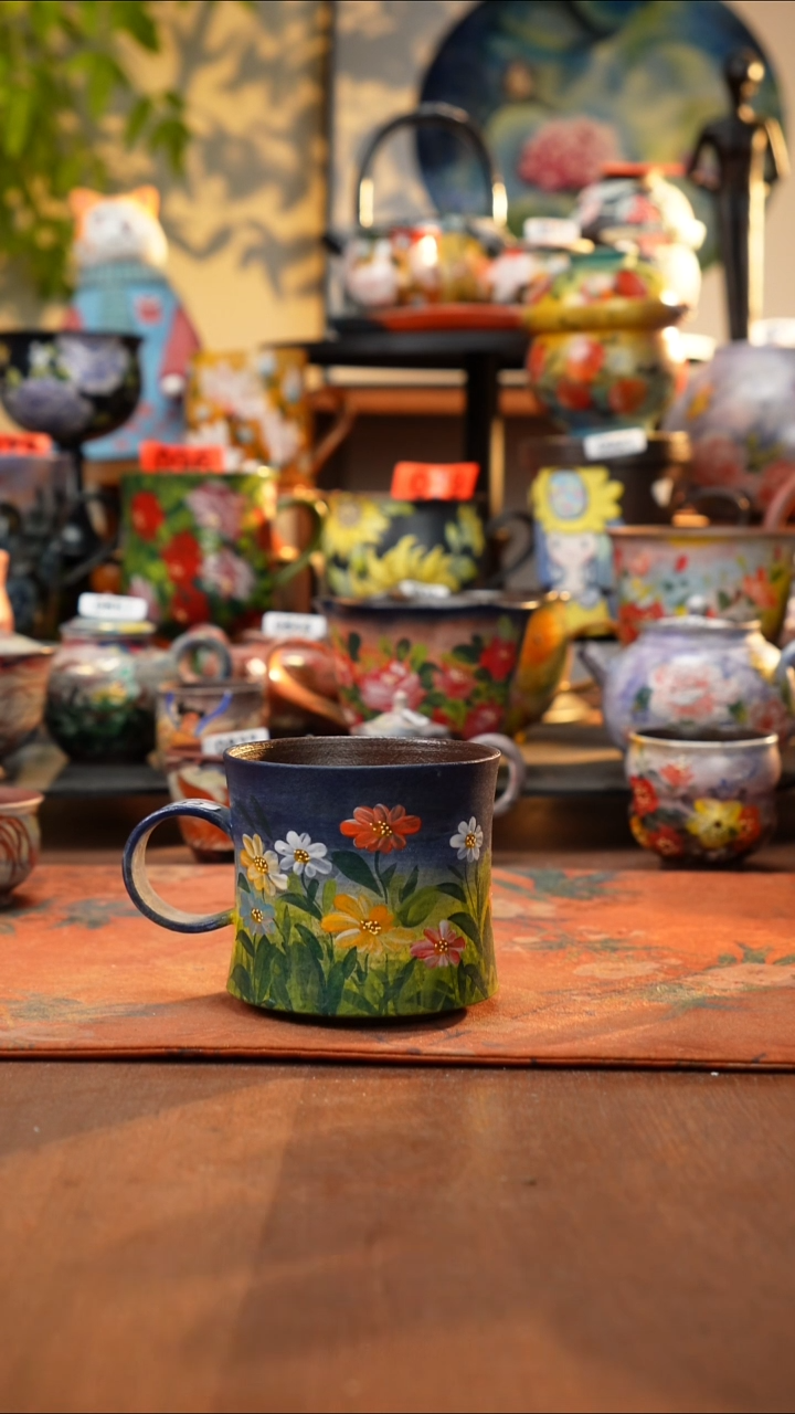 瓷片景德镇手工手绘943